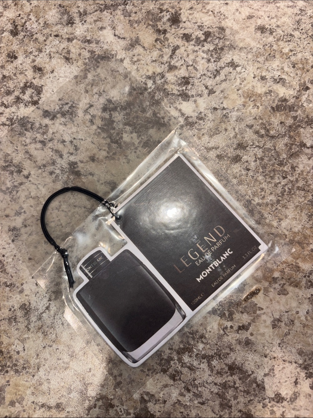 Montblanc Black and White Bottle Hanging Air Freshener